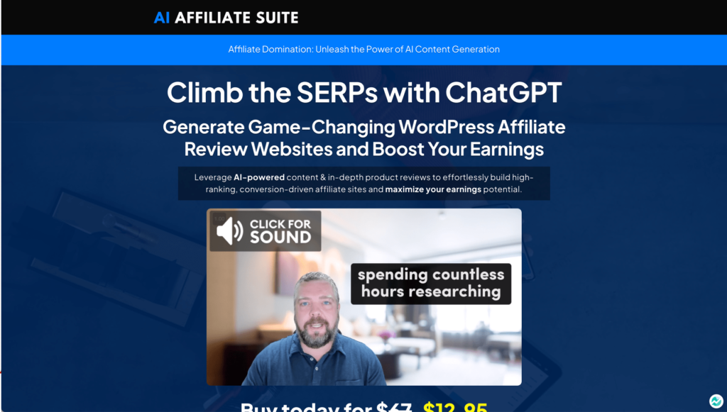 AI Affiliate Suite Review AI and Affiliate Marketing